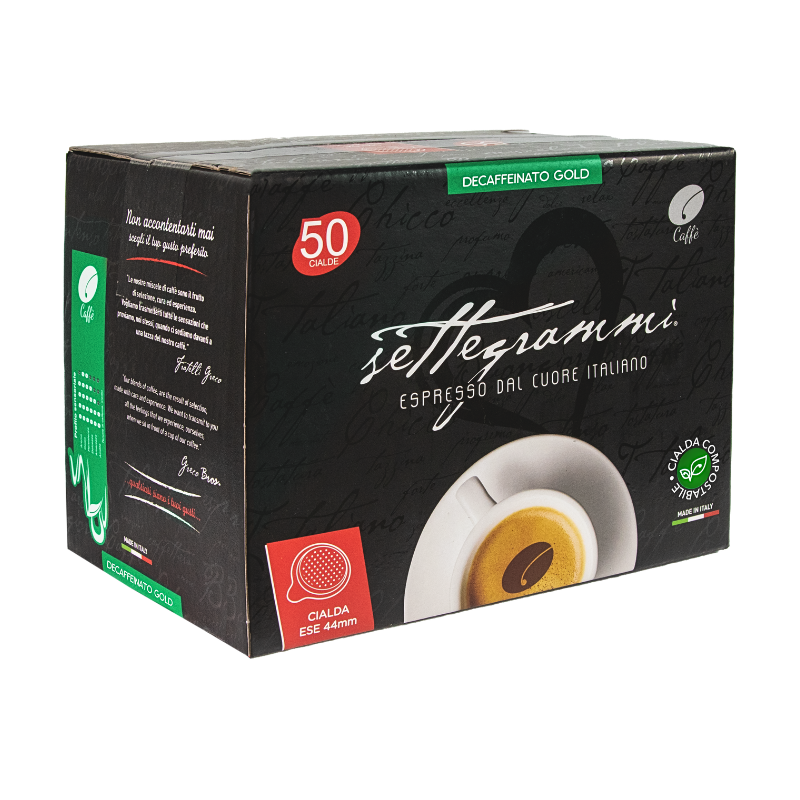 Greco Caffè Cialde ESE 44mm decaffeinato 50 cialde crema densa