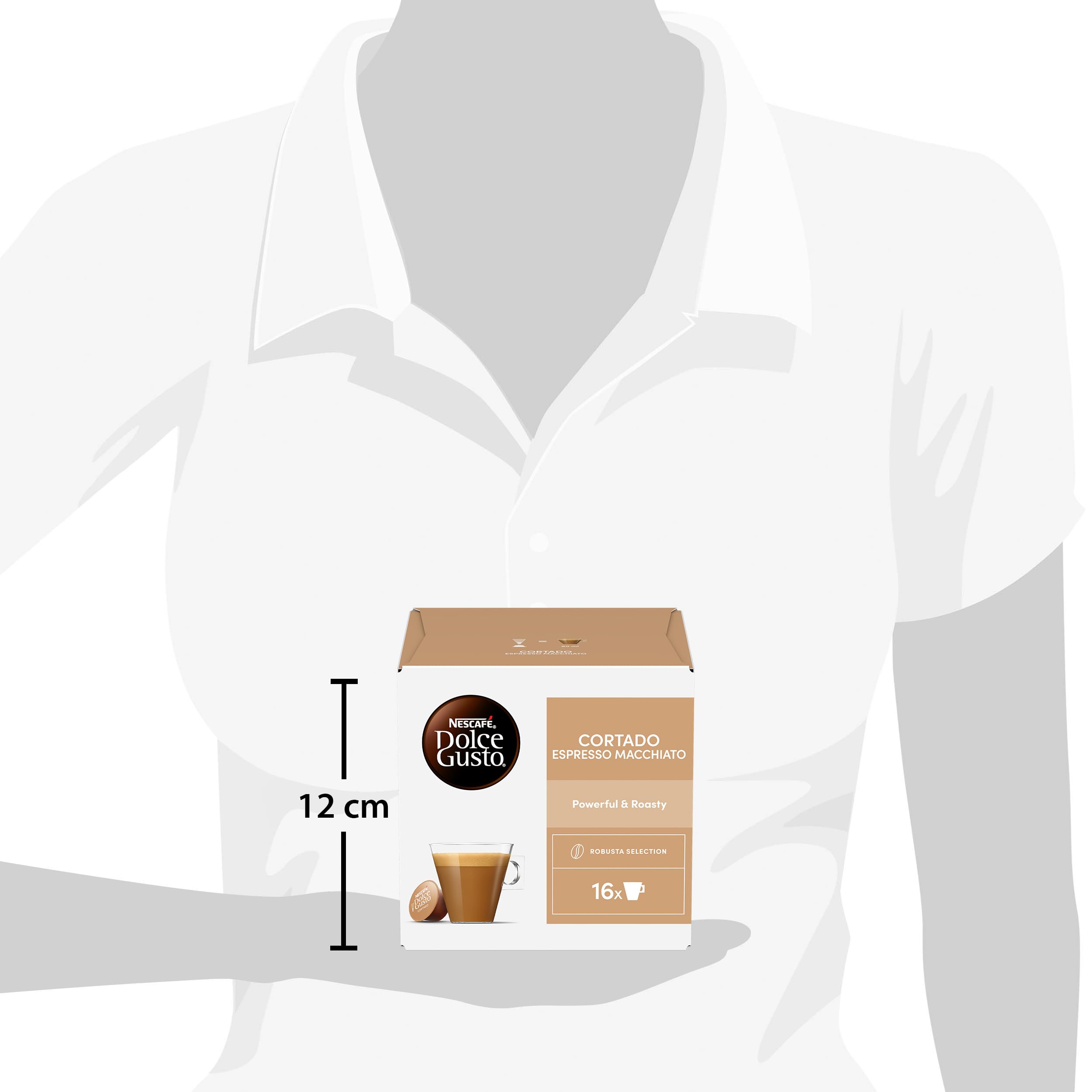 NESCAFÉ Dolce Gusto Cortado caffè 96 capsule con latte