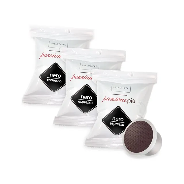 Lollo Caffè Uno System Nero Espresso capsule 400 pezzi