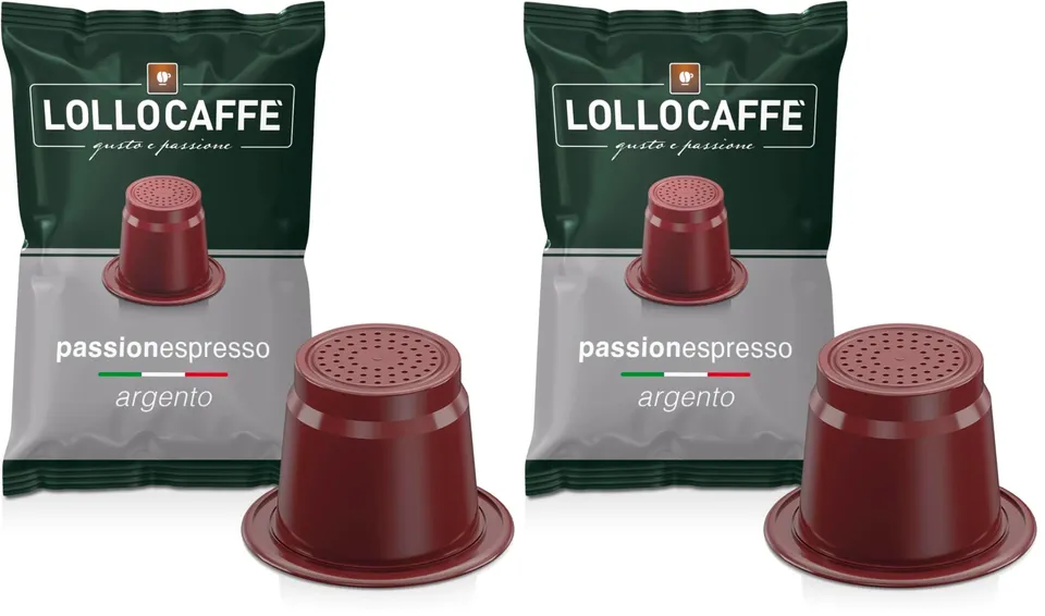 Lollo Caffè Passione Espresso Miscela Nera capsule 100 compatibili Nespresso