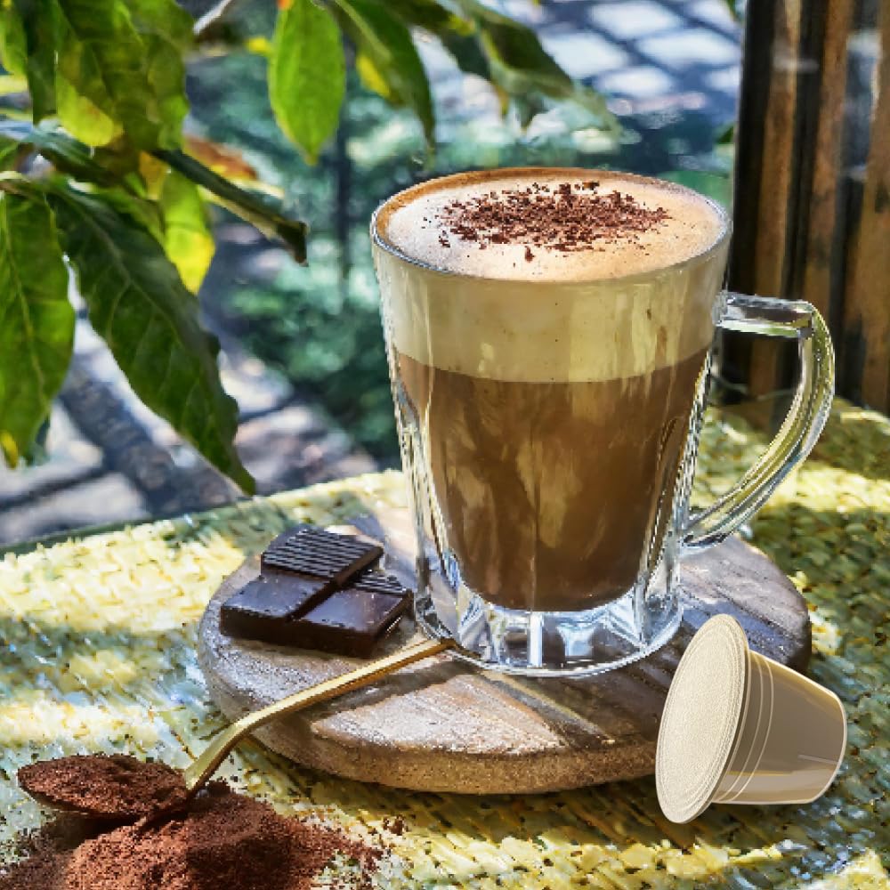 101 Caffè BEVANDE GOLOSE Mokaccino capsule 12 pezzi panna e cioccolato