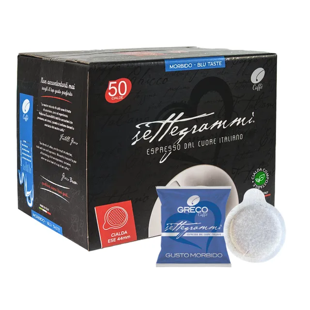 Greco Caffè Cialde ESE 44mm 50 cialde gusto morbido compostabili