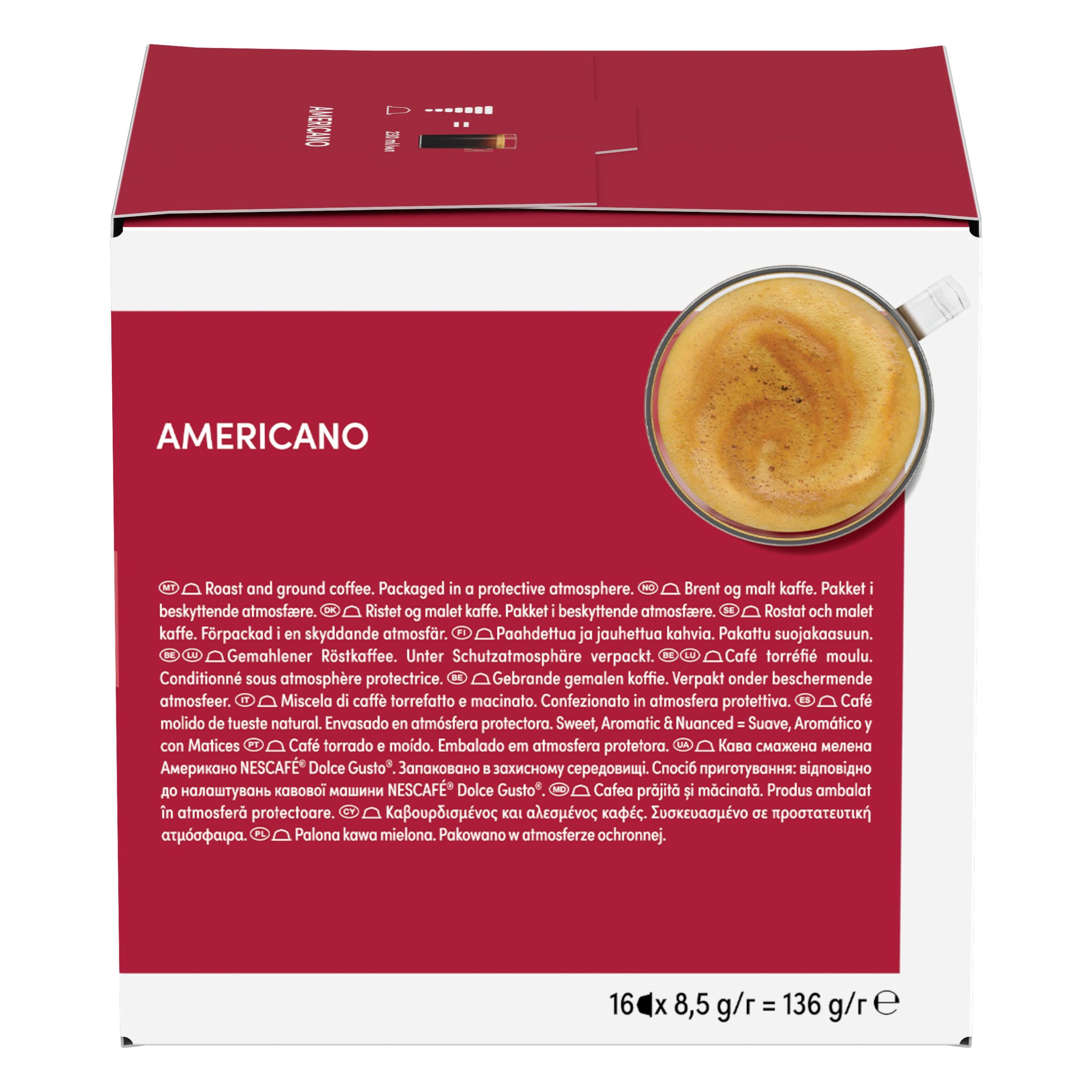 NESCAFÉ Dolce Gusto Americano Caffè Lungo capsule 48 pezzi intensità 4/13