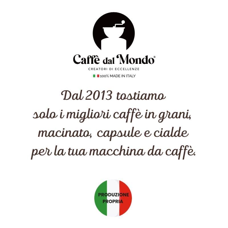 Caffè dal Mondo Capsule compatibili Lavazza A Modo Mio Argento Vivo 100 capsule