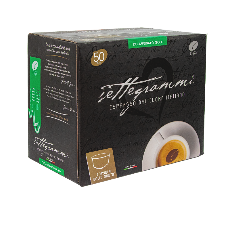 Greco Caffè Dolce Gusto Compatibile 100% capsule Decaffeinato 50 pezzi