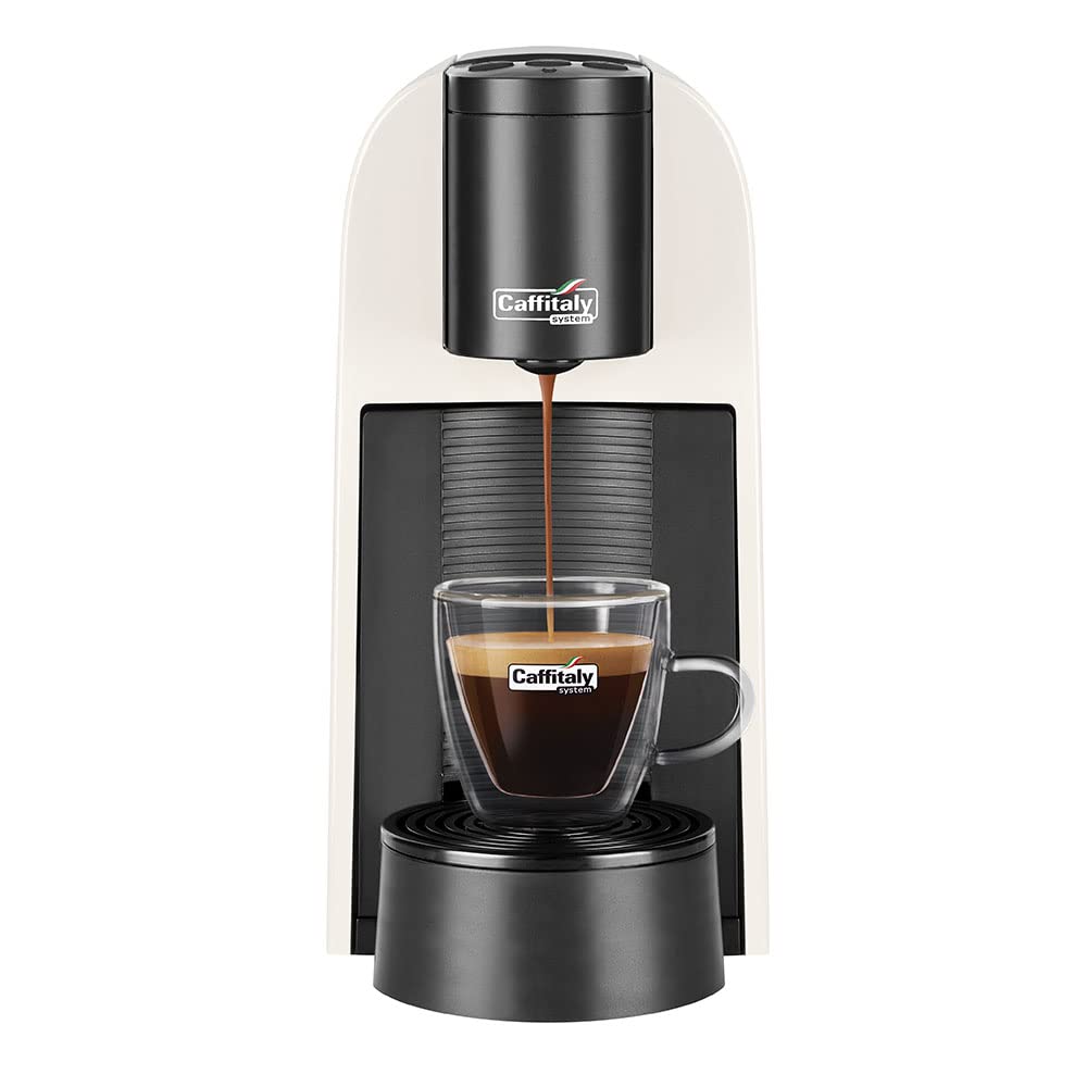 Caffitaly System Volta S35 macchina da caffè bianca per capsule originali