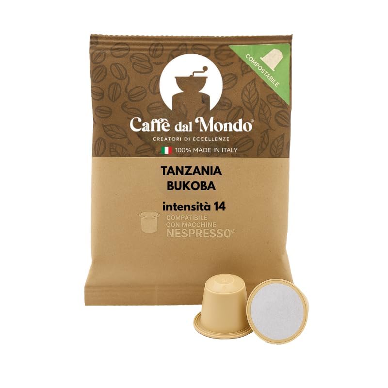 Caffè dal Mondo Capsule compatibili Nespresso Indonesia Flores 80 compostabili