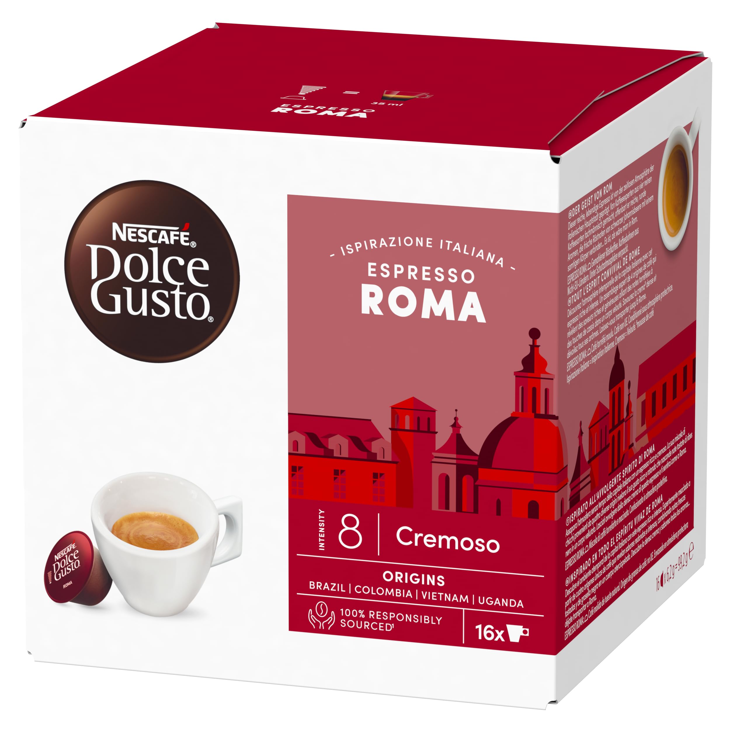 NESCAFÉ Dolce Gusto Genio S Plus De'Longhi macchina da caffè con 32 capsule
