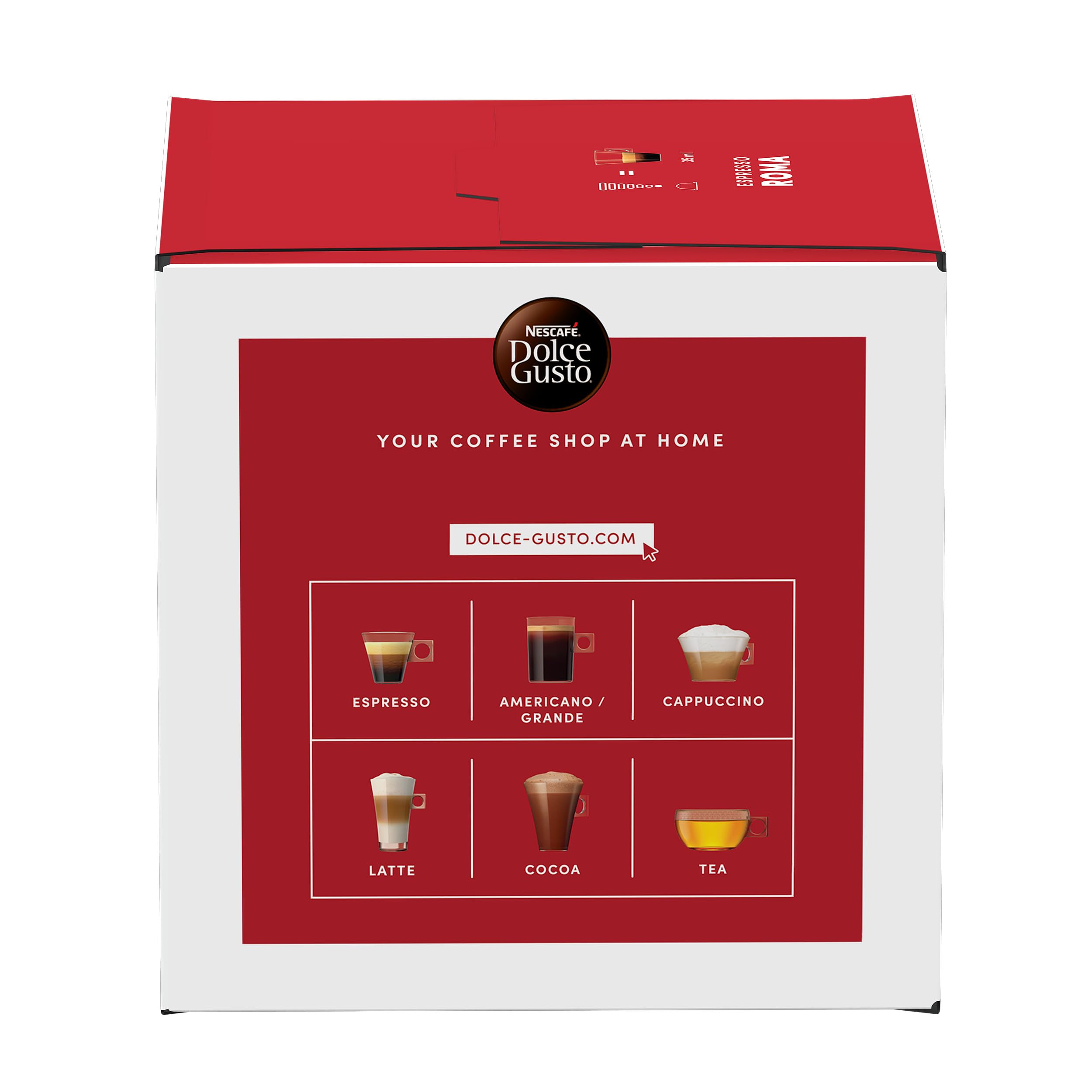 NESCAFÉ Dolce Gusto Espresso Roma capsule caffè 96 pezzi intensità 8/13
