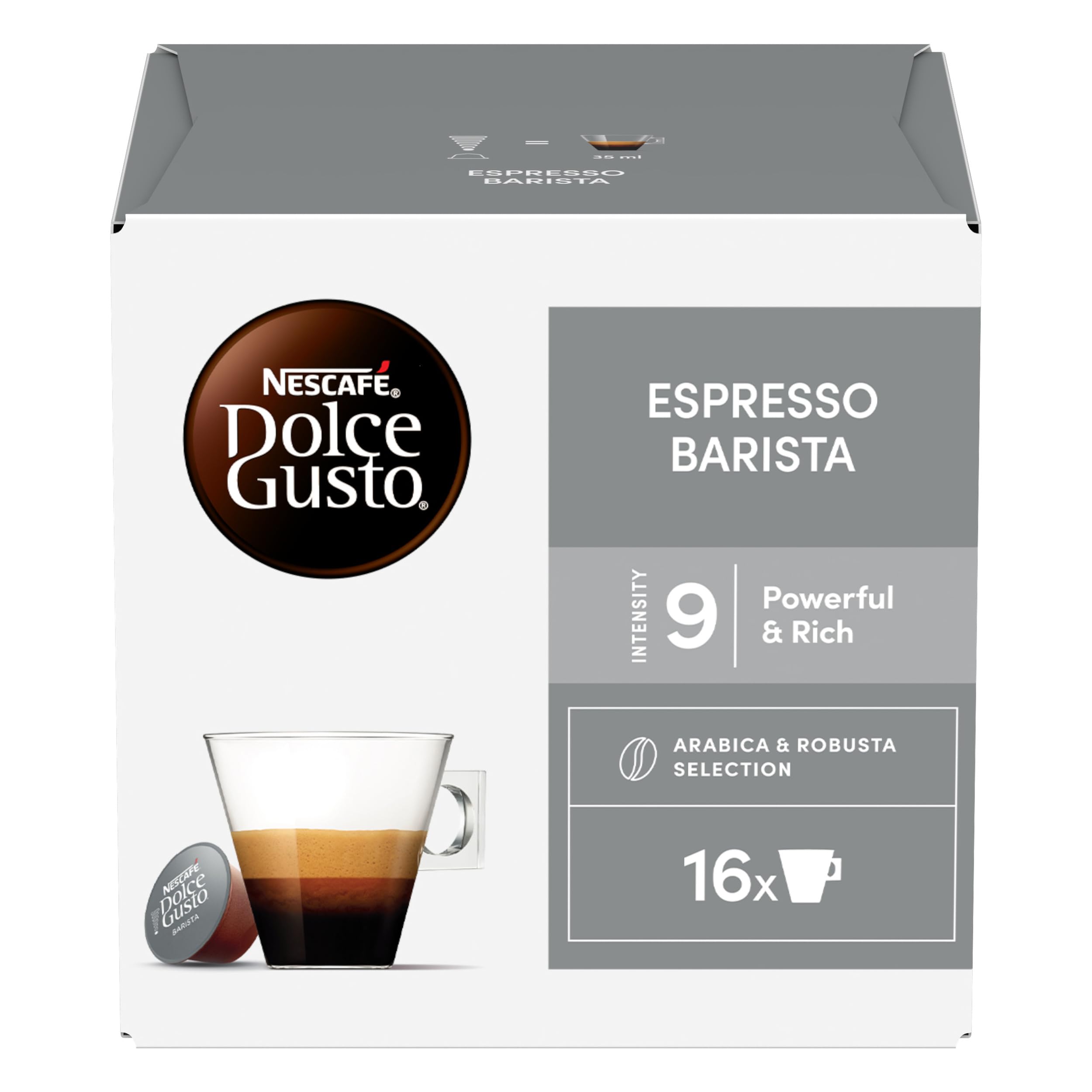 NESCAFÉ Dolce Gusto Capsule Caffè Espressi Espresso Barista capsule 96 intense