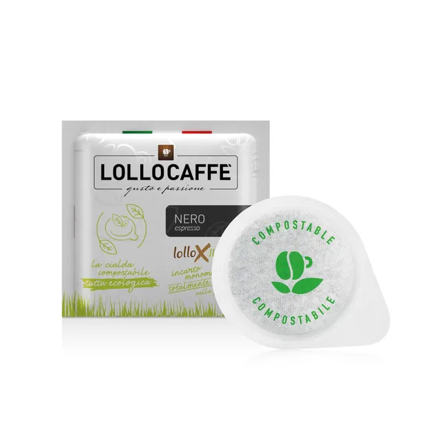 Lollo Caffè CIALDE Miscela Nera cialde 150 ESE 44 mm