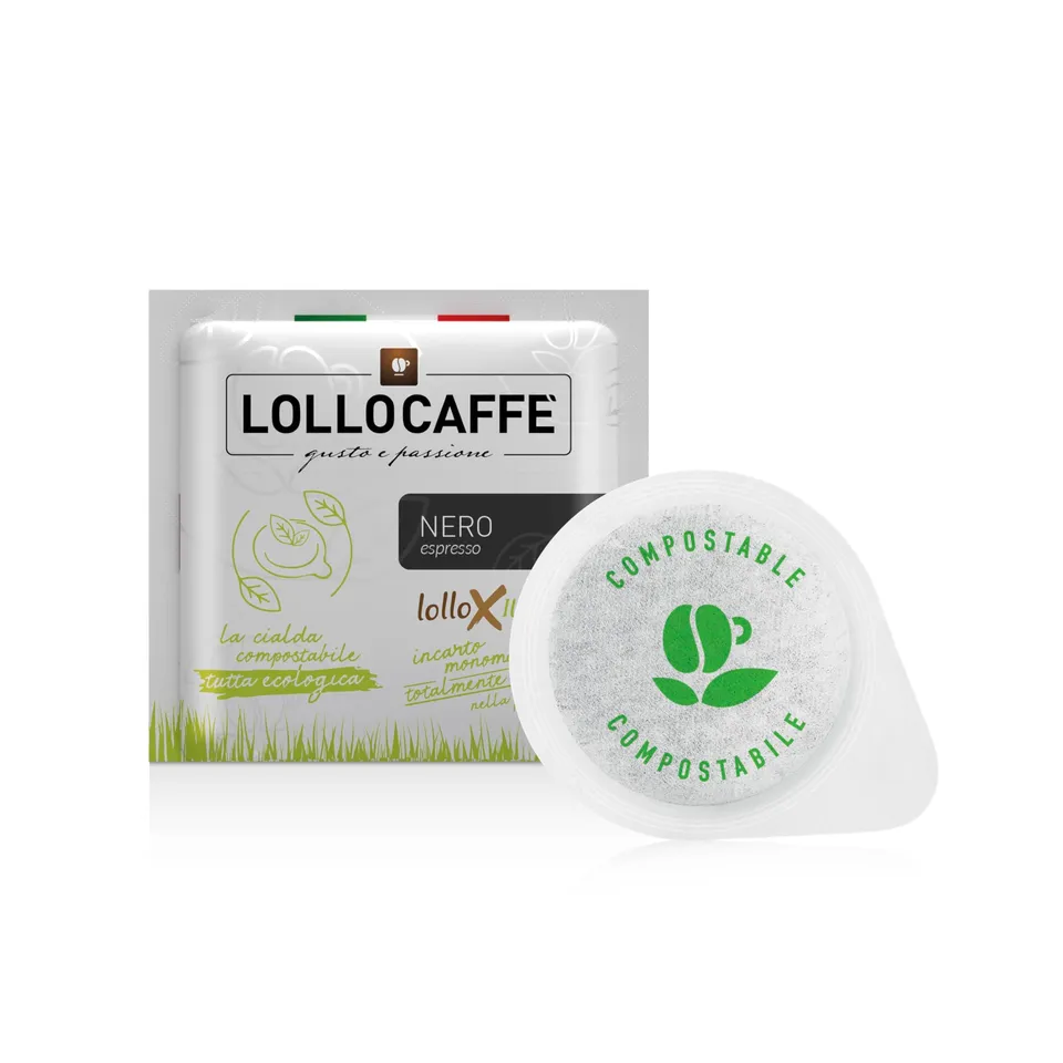Lollo Caffè CIALDE Miscela Nera cialde 150 ESE 44 mm