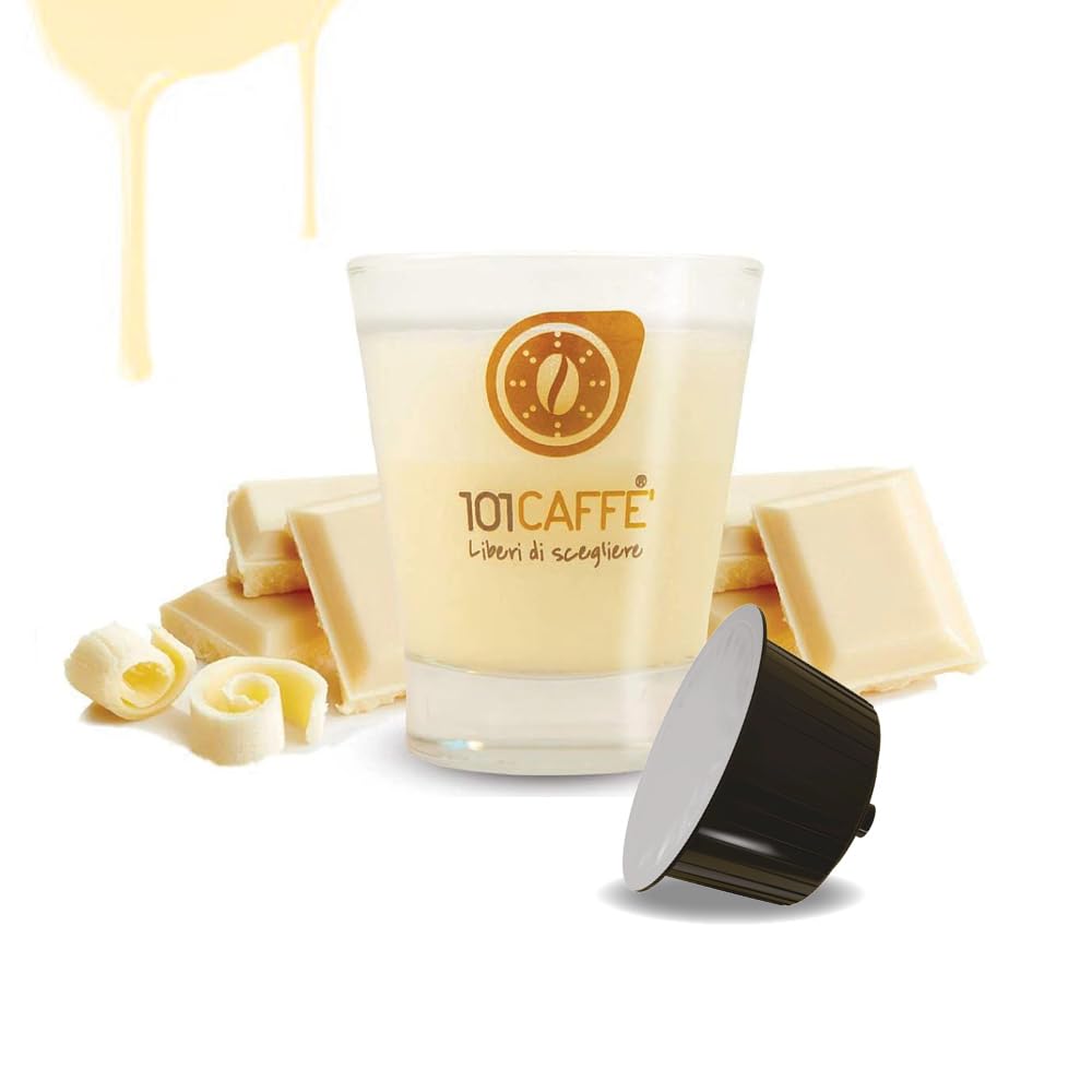 101 Caffè BEVANDE GOLOSE Cioccolata Bianca capsule 12 pezzi solubili
