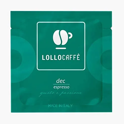 Lollo Caffe Cialde Miscela Decaffeinato cialde ESE 44 mm 100 pezzi