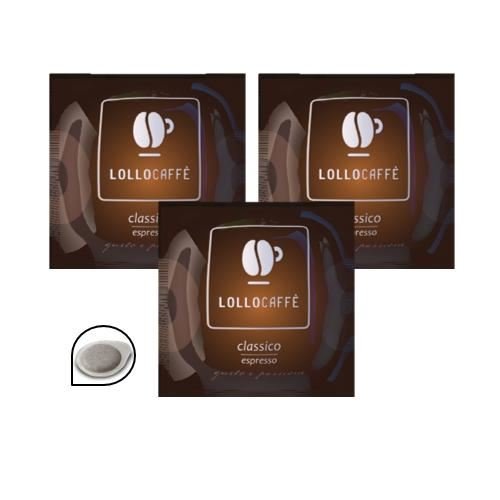 Lollo Caffè 300 cialde filtro carta 44 mm Classico Espresso